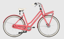 Rotes Gazelle Cityrad